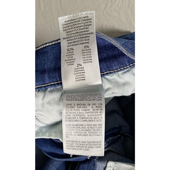 Mother 'The Rascal' Ankle Snippet Raw Cuff Stretch Denim Jeans. Women's 26, GUC! - Picture 10 of 13